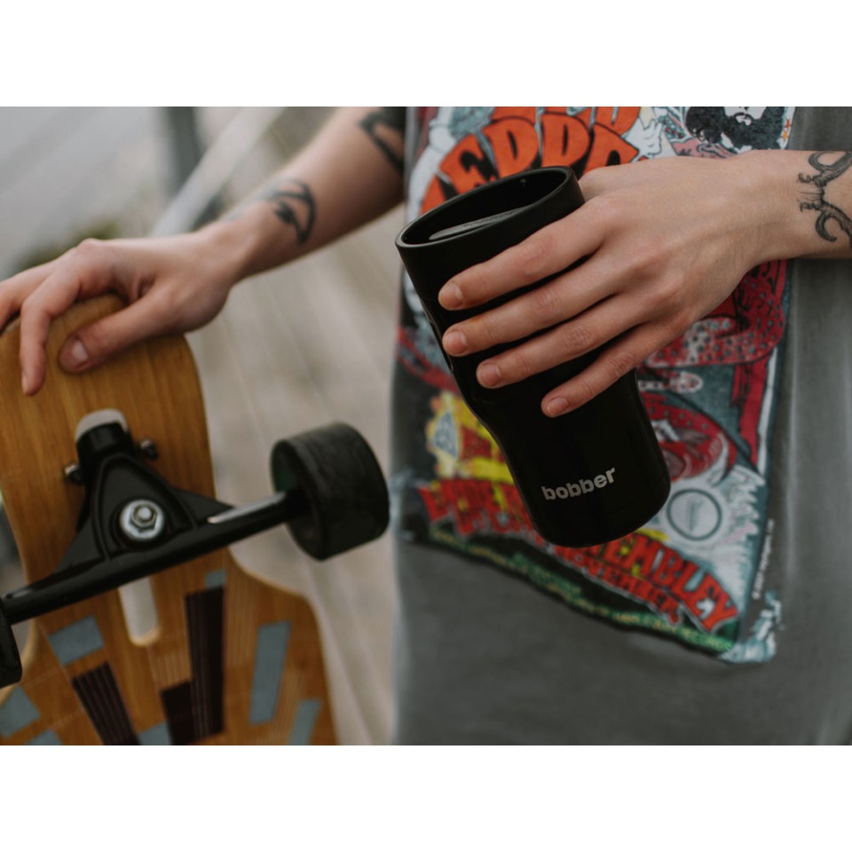 Термос питьевой, вакуумный, бытовой, тм "bobber". Объем 0,35 литра. Артикул Tumbler-350 Black Coffee