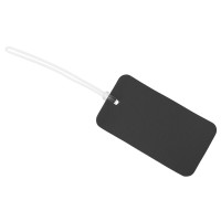 Багажная бирка «Favor» на силиконовой петле, черный