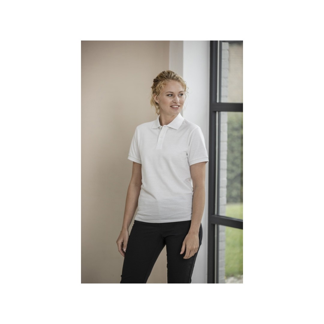 Emerald поло унисекс с коротким рукавом из переработанных материалов Aware™. - Черный