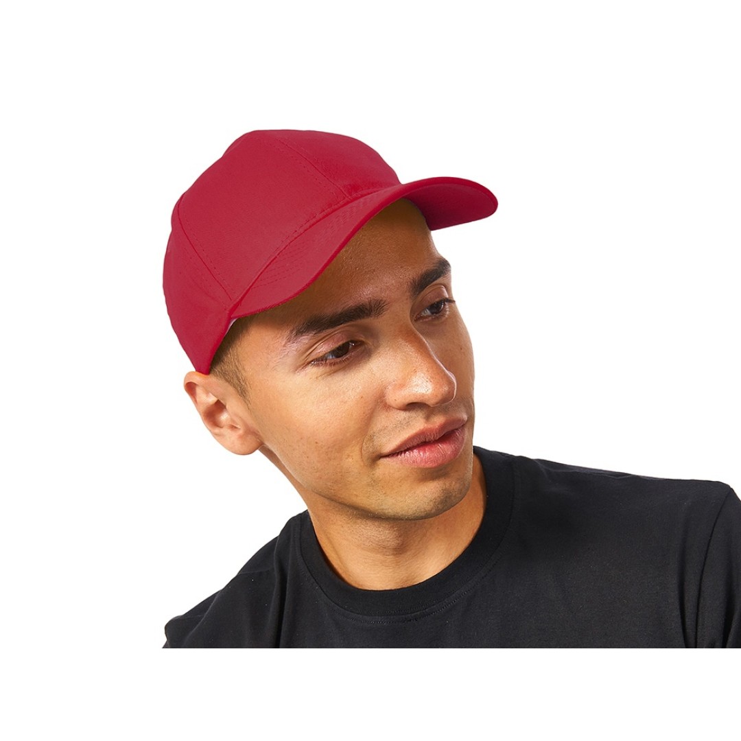 Бейсболка "Detroit" 6-ти панельная, красный