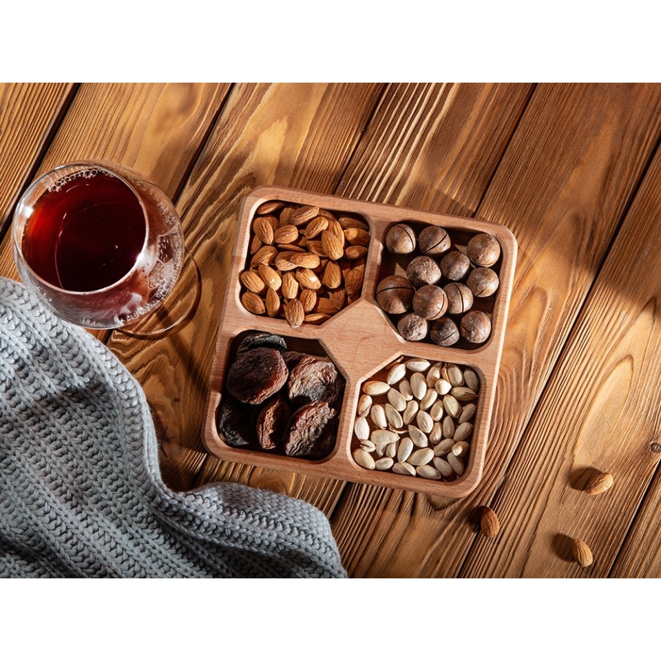 Менажница квадратная "Snacks"