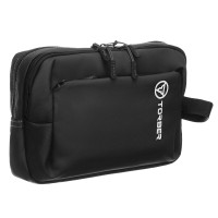 Несессер TORBER Mobi, черный, полиэстер 900D с PU покрытием, 27 х 18 х 6 см