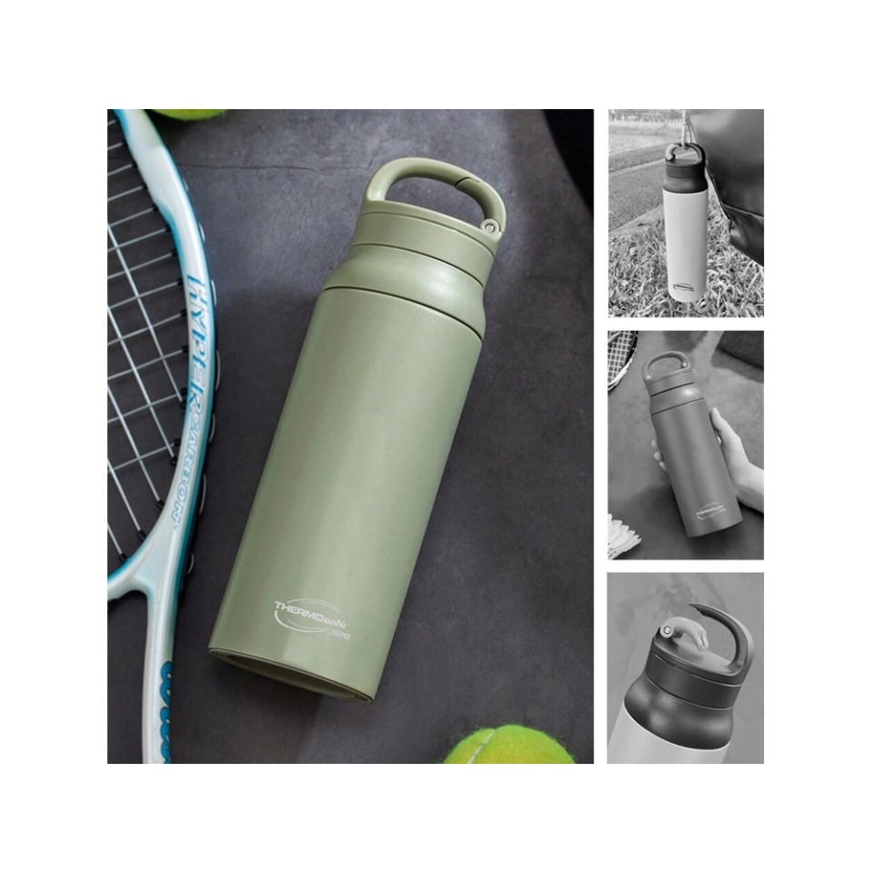 Термос из нерж. стали тм THERMOcafe TCSB-600SY (GR) 0,6L