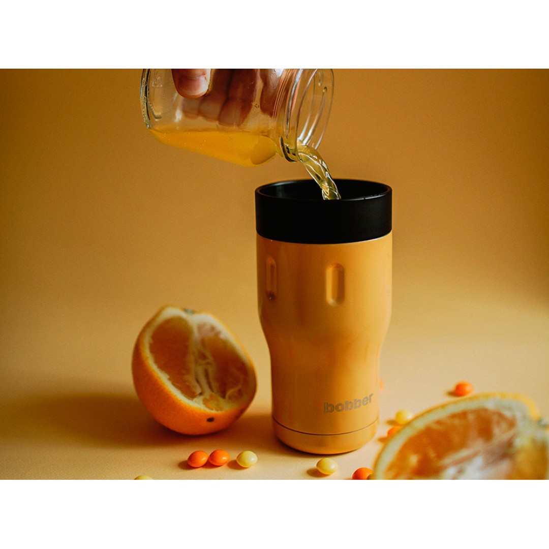 Термос питьевой, вакуумный, бытовой, тм "bobber". Объем 0,35 литра. Артикул Tumbler-350 Ginger Tonic