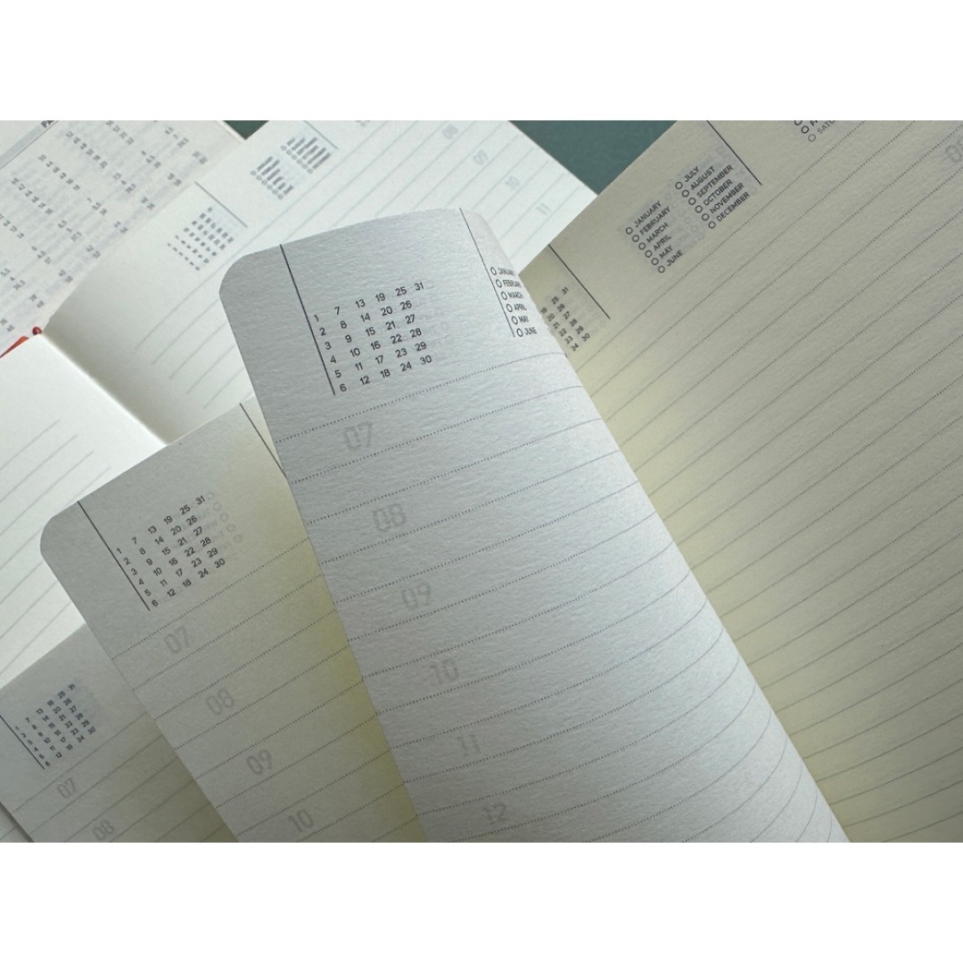 Ежедневник недатированный А5 "Loft", красный