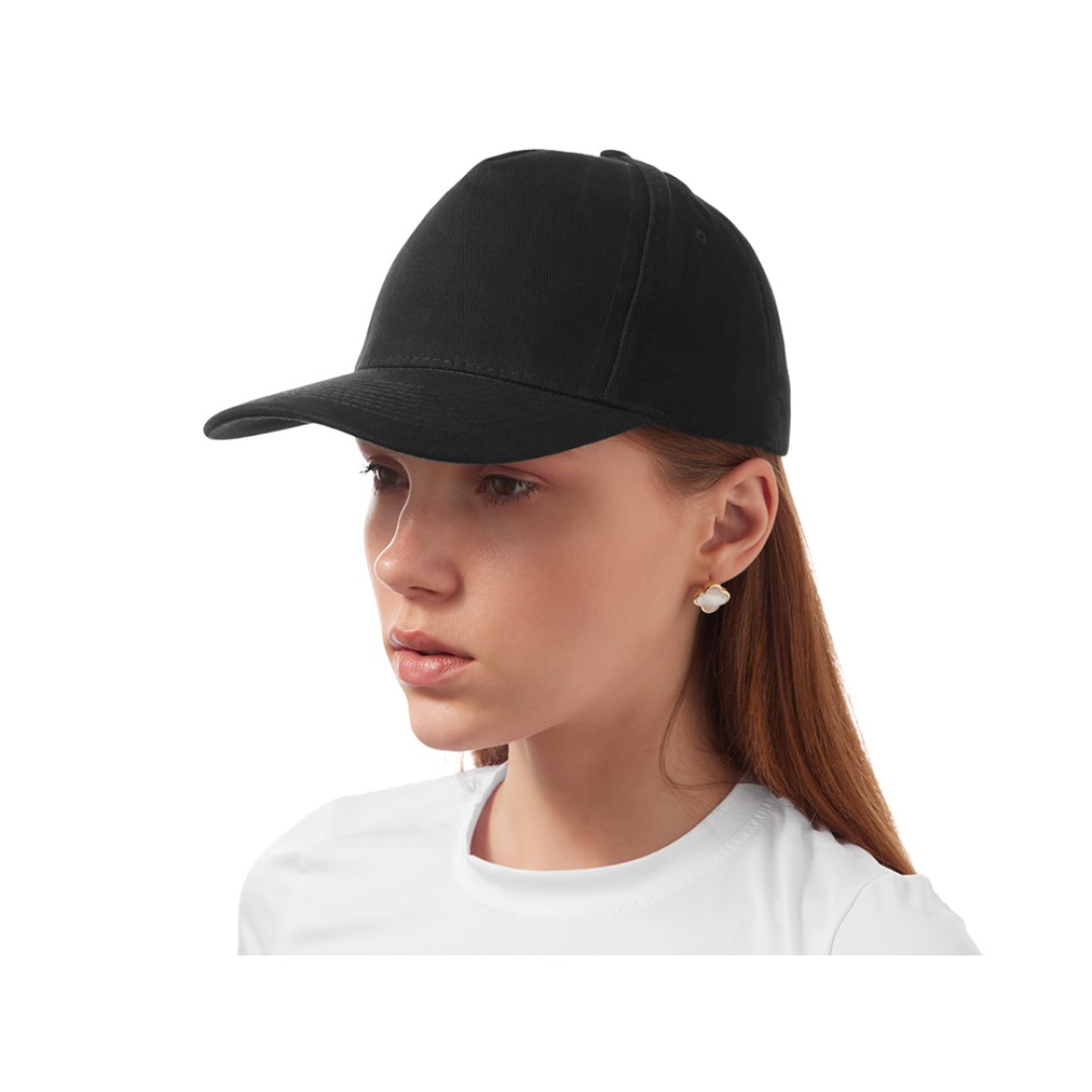 Бейсболка "Florida" 5-ти панельная, черный