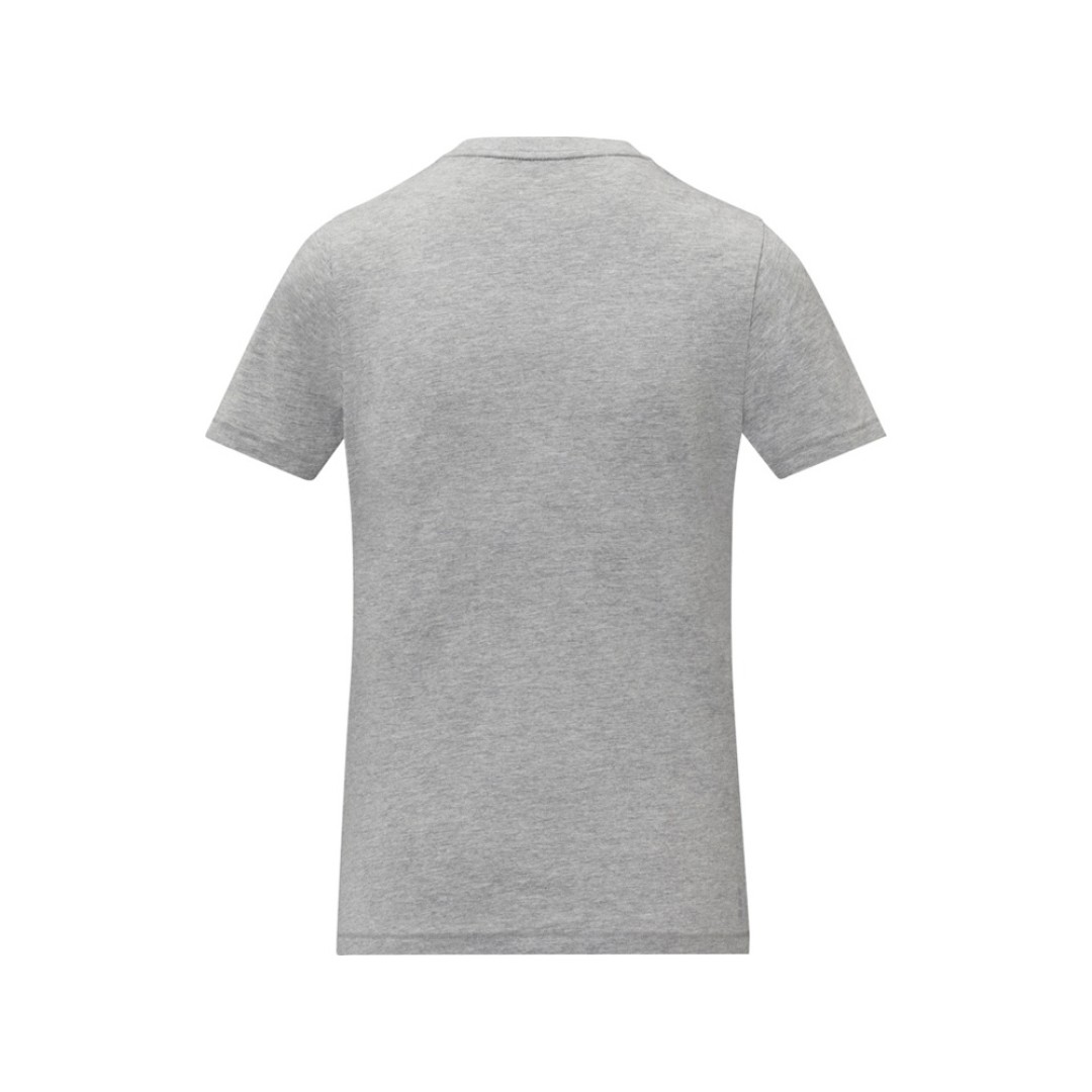 Somoto Женская футболка с коротким рукавом и V-образным вырезом , серый яркий