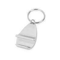 Брелок-открывалка "Всегда с собой", серебристый