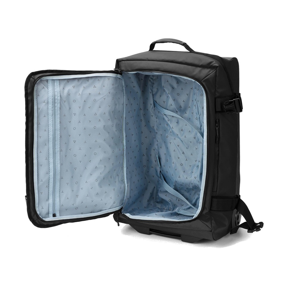 Сумка на колесах TORBER Mobi, чёрный, полиэстер 900D с PU покрытием, 60 х 38 х 25,5 см, 57 л