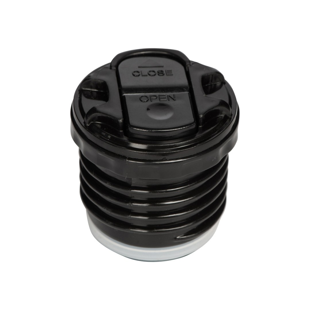 Термос с чашей и двойными медными стенками "Stern", 1 л, черный