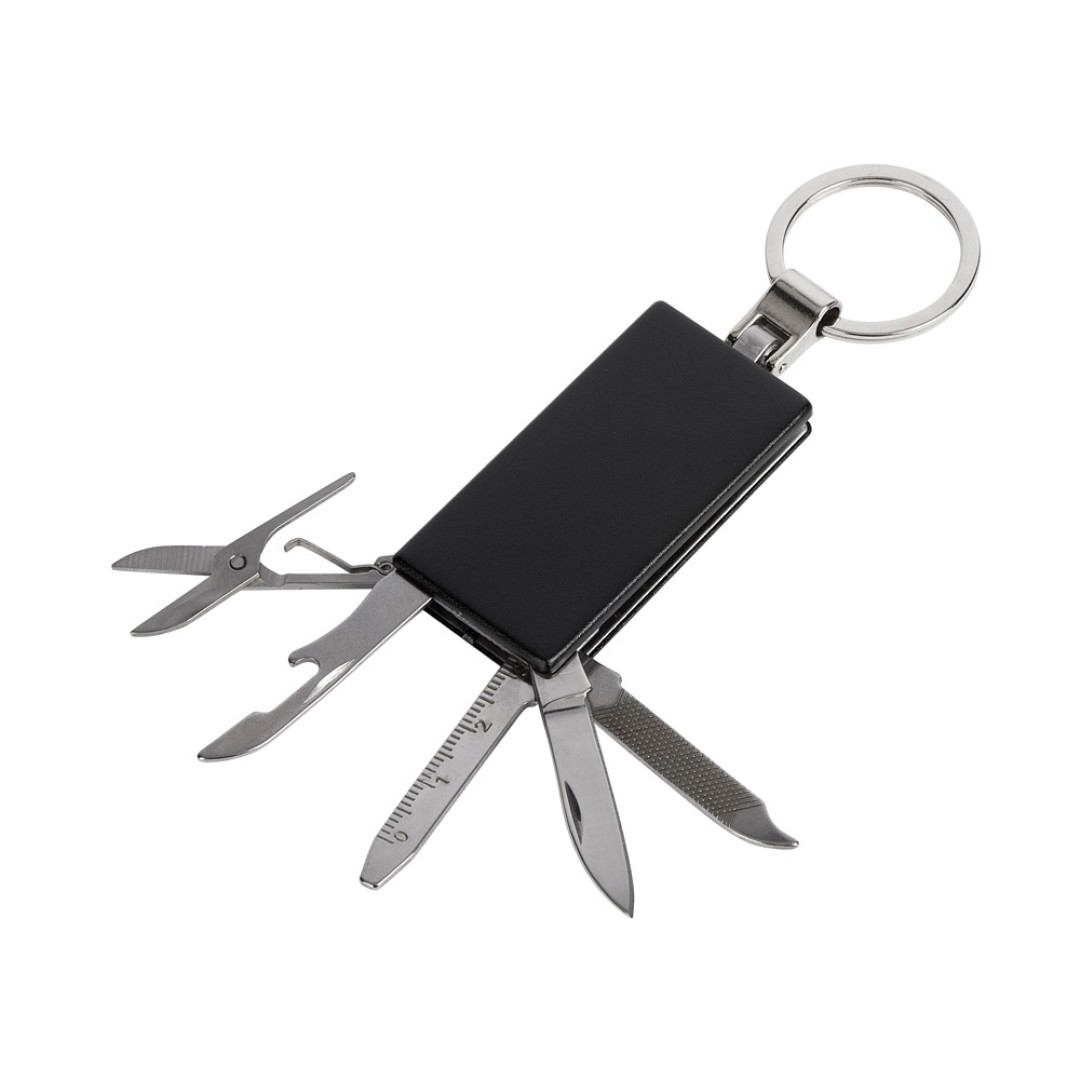 Мультитул-брелок 5-в-1 «Badge», черный