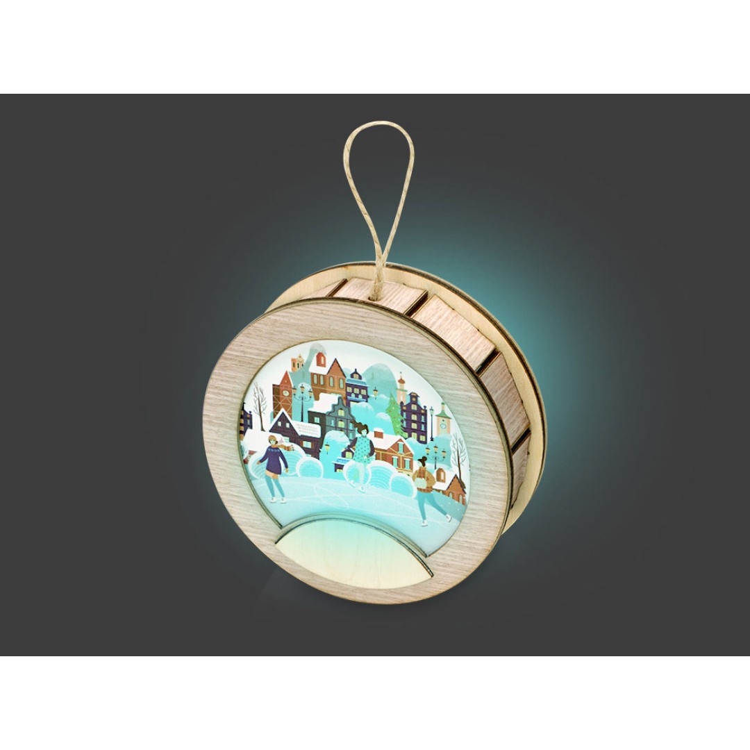 Подвеска с подсветкой, круг