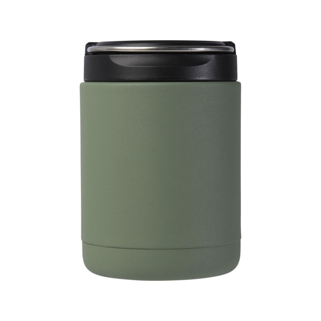 Пищевой контейнер Doveron объемом 500 мл из переработанной нержавеющей стали, ярко-зеленый