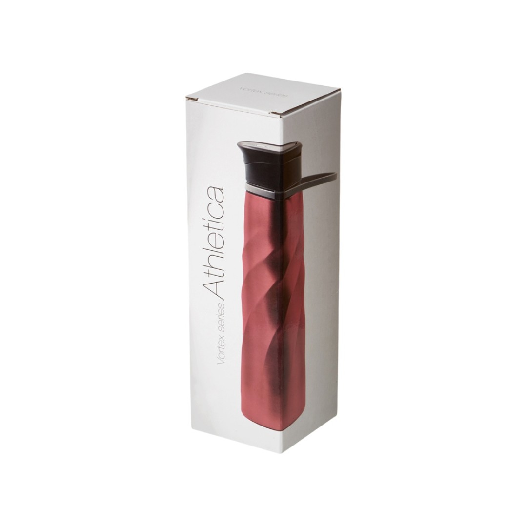 Бутылка для воды «Athletica», 1000 мл, нержавеющая сталь, красный