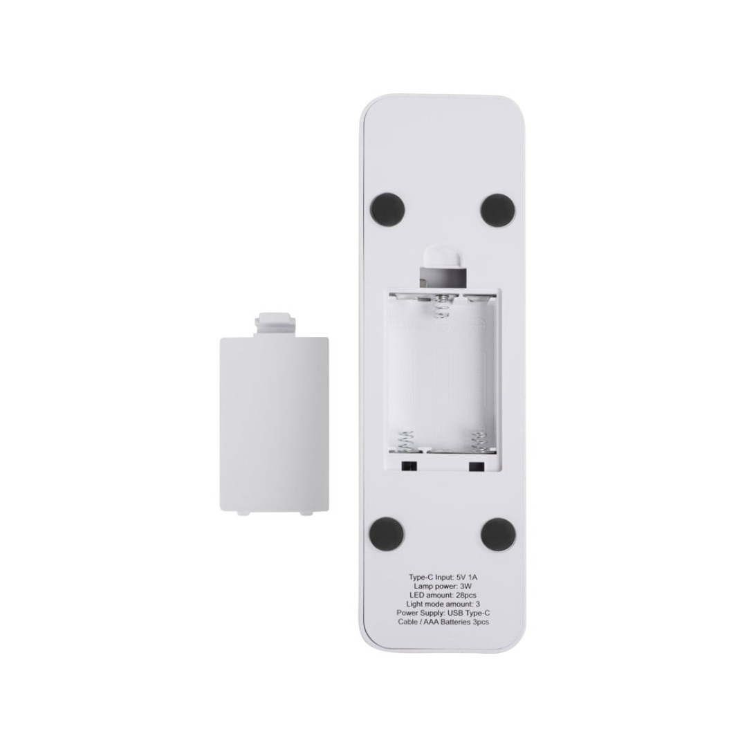 Складывающаяся настольная LED лампа "Stack N", 3 Вт, белый (Р)