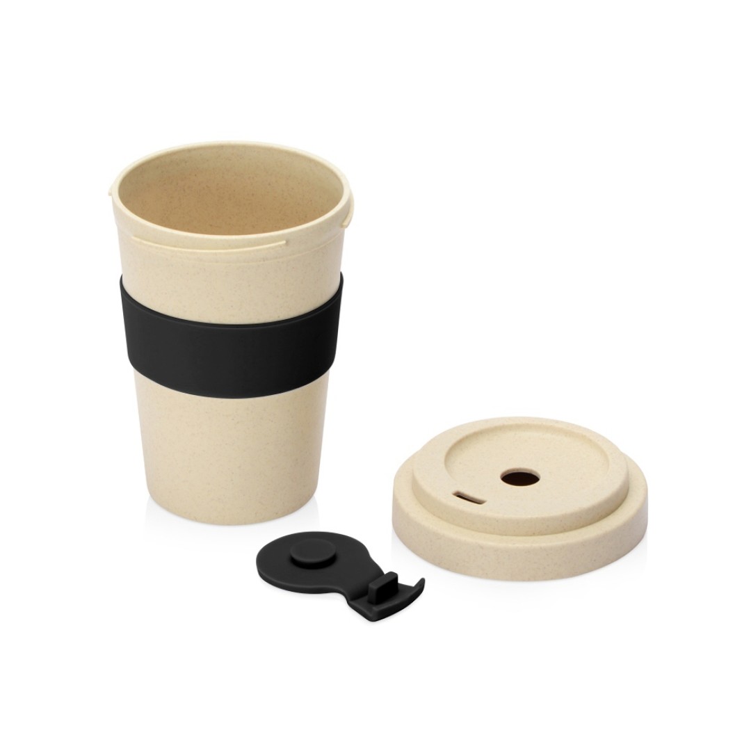 Стакан из пшеничного волокна «Flava», черный