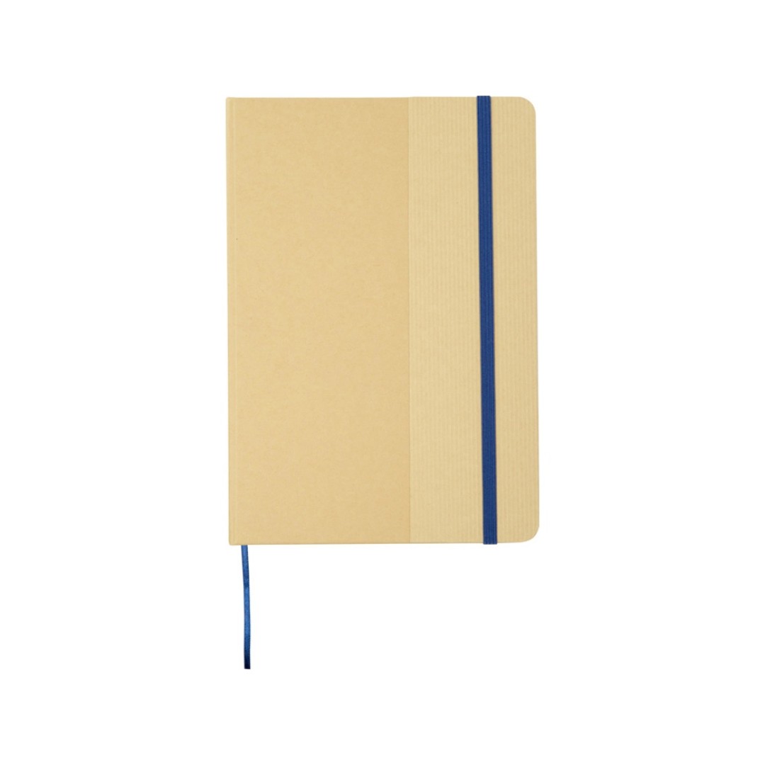 Nelida блокнот формата А5 в твердой обложке из переработанного картона - Синий