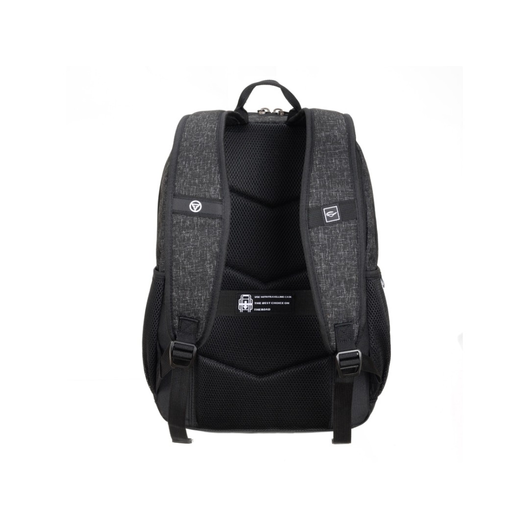 Рюкзак TORBER XPLOR с отделением для ноутбука 15.6", черн/сер меланж, полиэстер, 44х30,5х14 см, 19 л