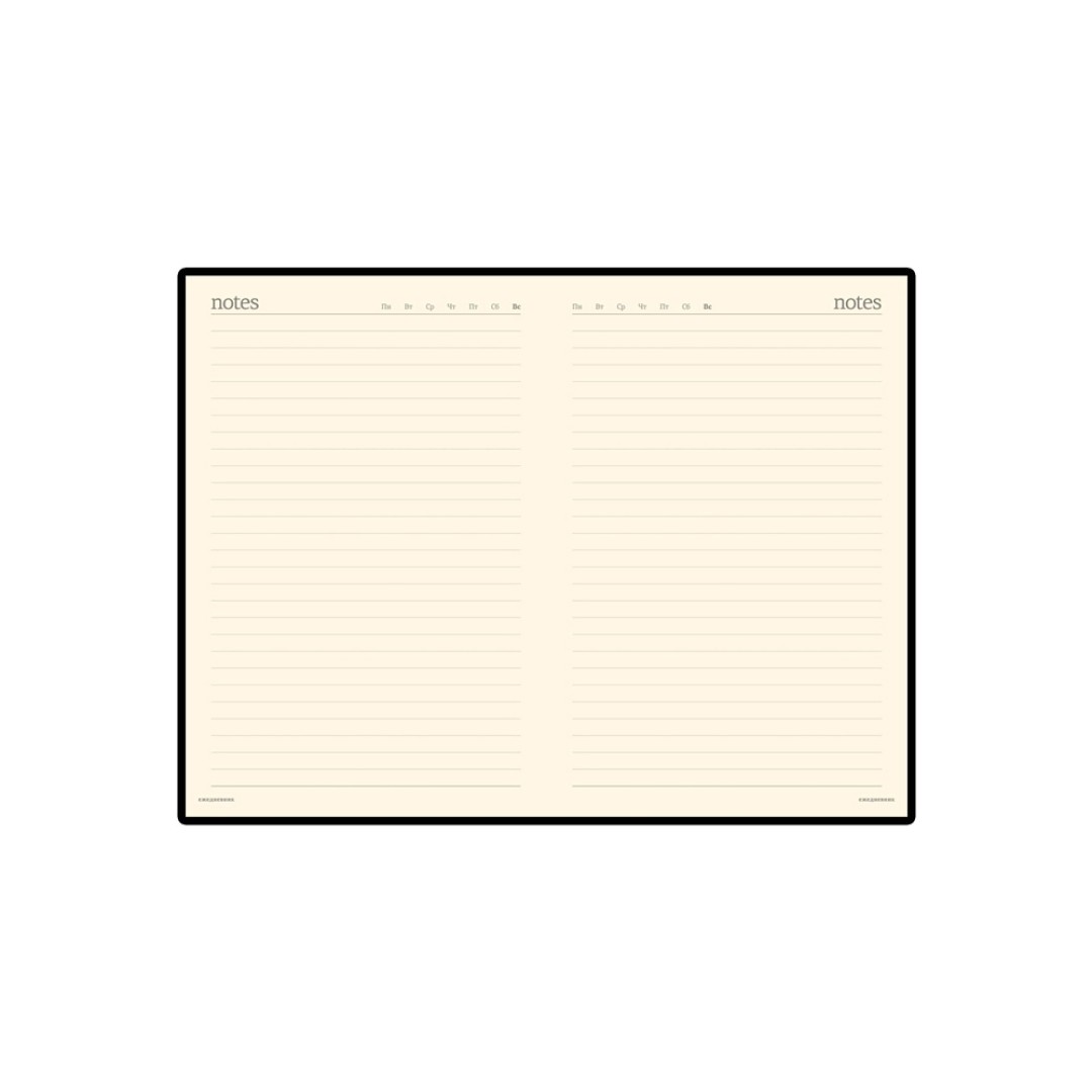 Ежедневник недатированный А5 «Megapolis», черный