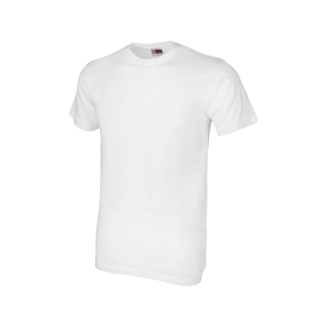 Футболка Club мужская, с боковыми швами, белый