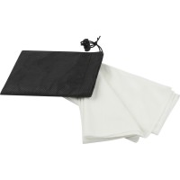 Lucas спортивное полотенце из переработанного полиэстера 30х80 см - Белый