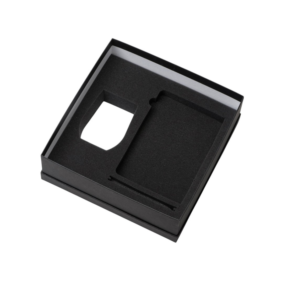 Подарочный набор c блокнотом C2, ручкой и термокружкой, фиолетовый