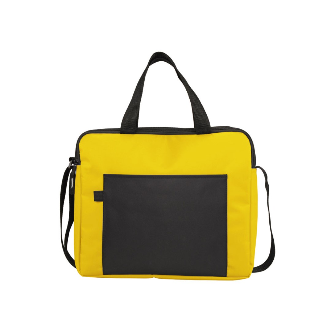 Конференц сумка для документов "Congress", желтый/черный