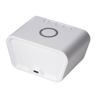 Настольные часы с функцией беспроводной зарядки "Wake", 10 Вт