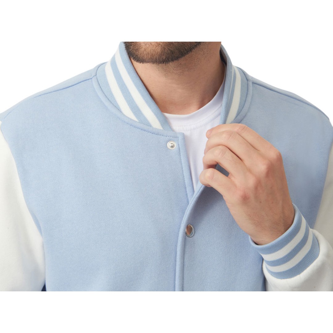 Бомбер «Oxford», небесно-голубой/молочный, унисекс