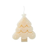 Свеча "Елочка", молочный