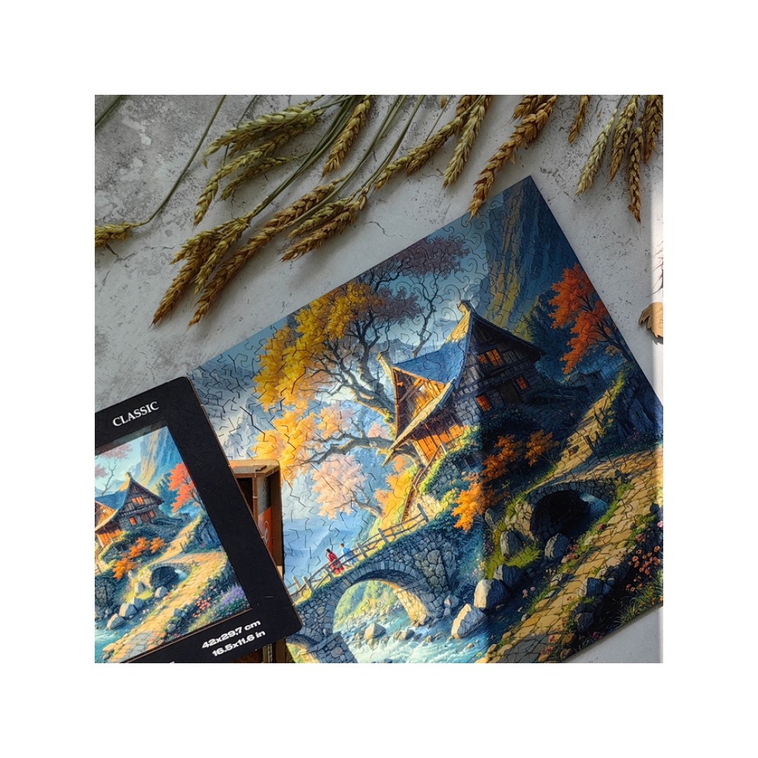 Деревянный пазл "Wonderhouse"