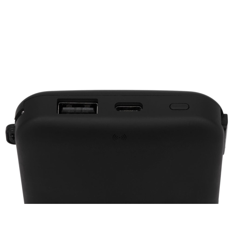 Внешний беспроводной аккумулятор с подсветкой лого «Astro», 10000 mAh, черный