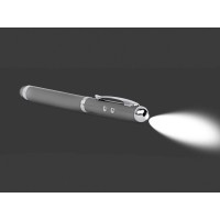 Ручка-стилус "Каспер" 3 в 1, серебристый