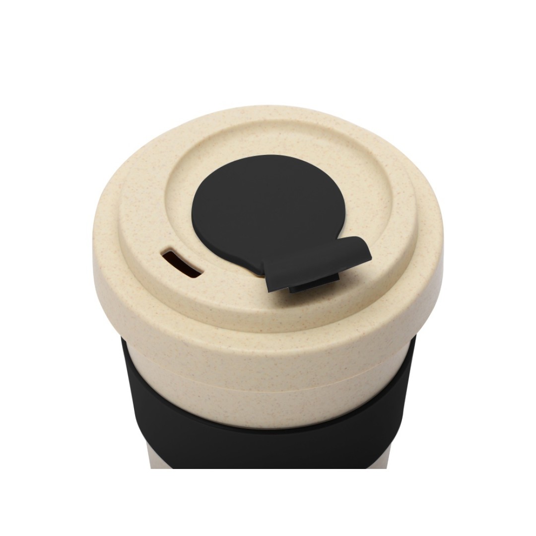 Стакан из пшеничного волокна «Flava», черный