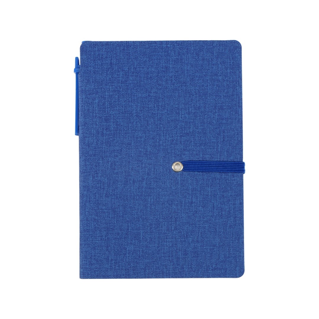 Блокнот А6 «Write and stick» с ручкой и набором стикеров, синий