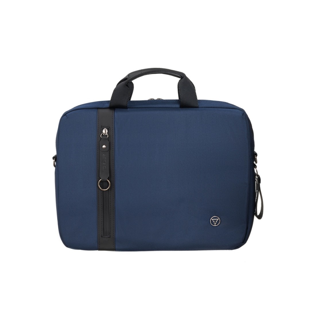 Сумка для ноутбука TORBER VECTOR 15.6'', синий, нейлон/полиэстер, 40 x 5 x 30 см, 5л