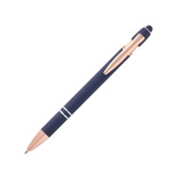 Nanna шариковая ручка с отделкой из розового золота - Синий (черные чернила)