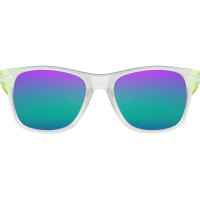 Очки солнцезащитные с зеркальными линзами "Partymaker", лайм