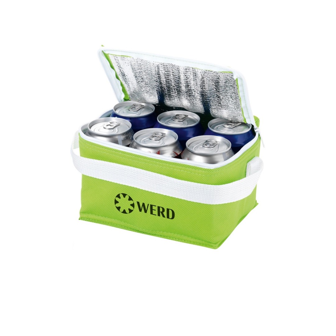 Сумка-холодильник "Spectrum", зеленое яблоко/белый