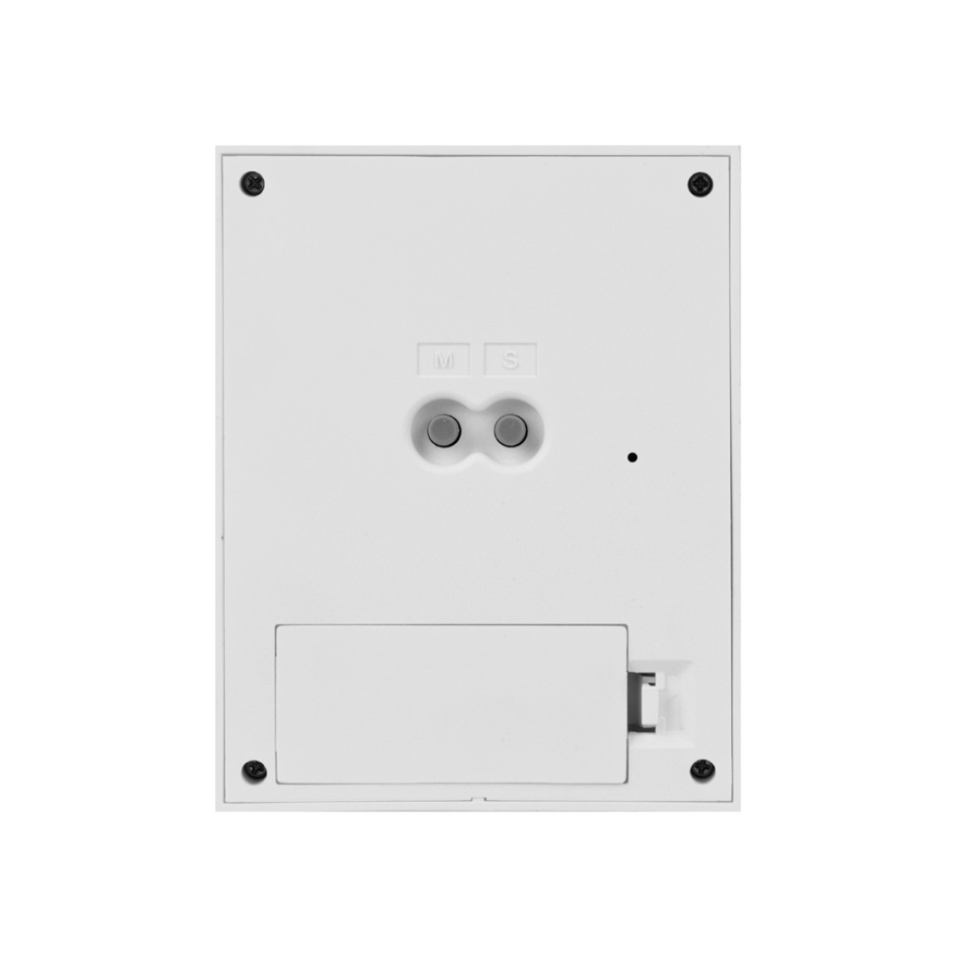 Настольные электронные мультифункциональные часы "Rotatio" с подсветкой, белый