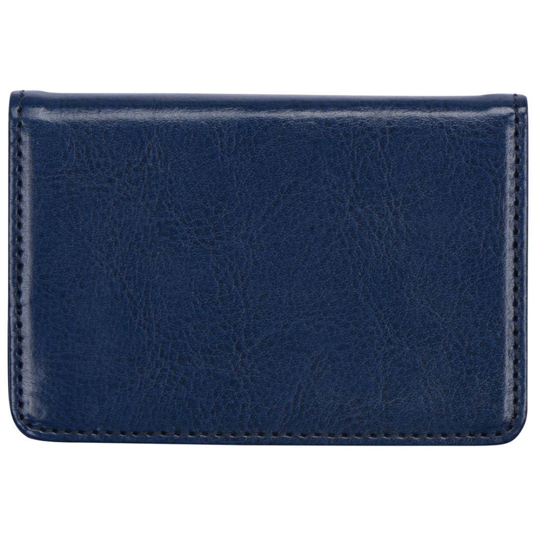 Визитница "Намибия", синий/серебристый