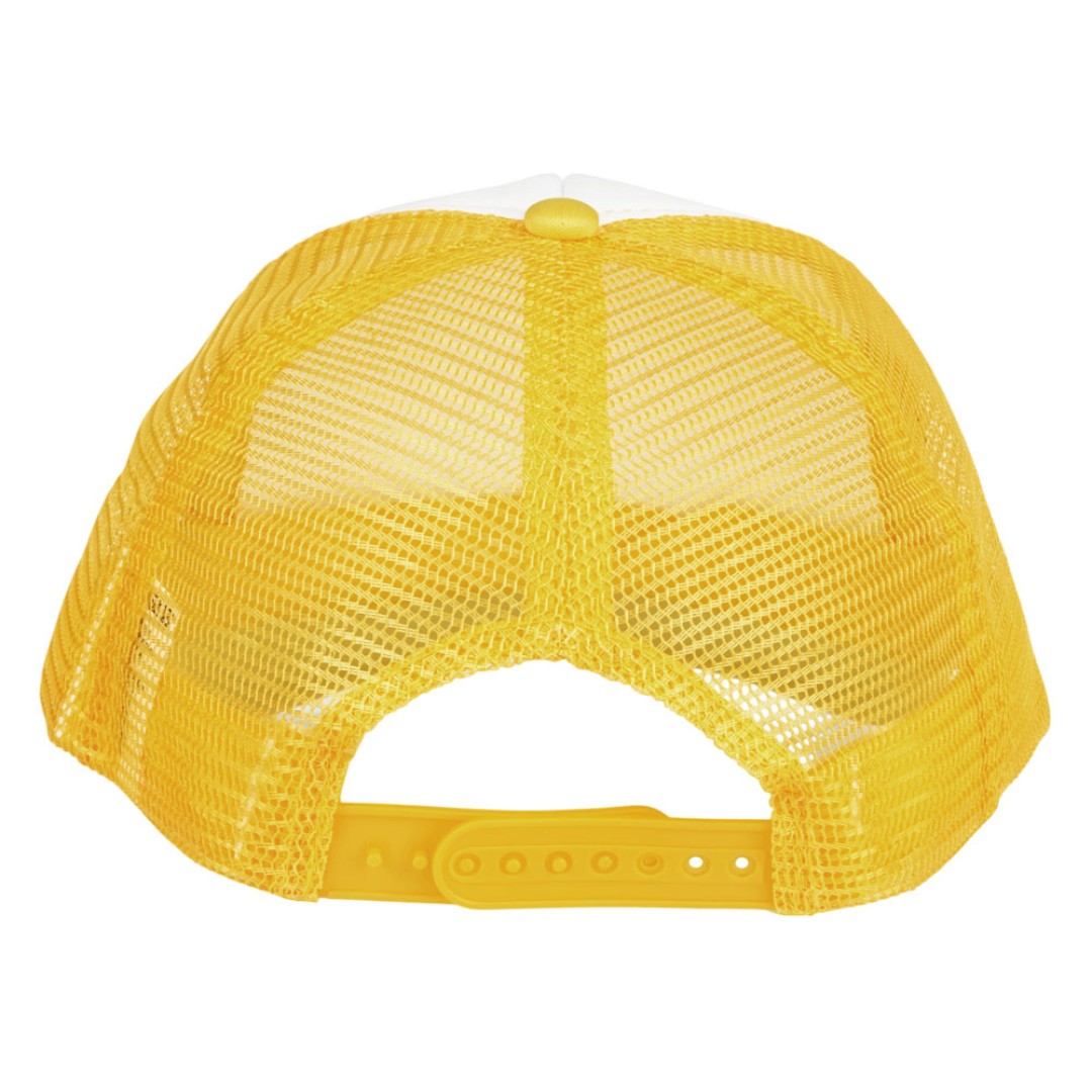 Бейсболка "Trucker", желтый/белый