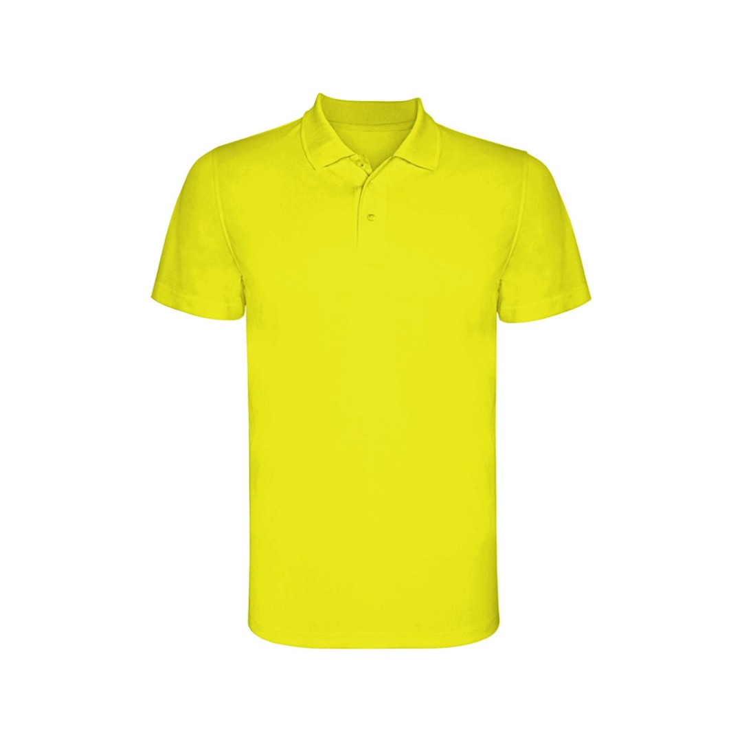 Рубашка поло "Monzha" мужская, неоновый желтый