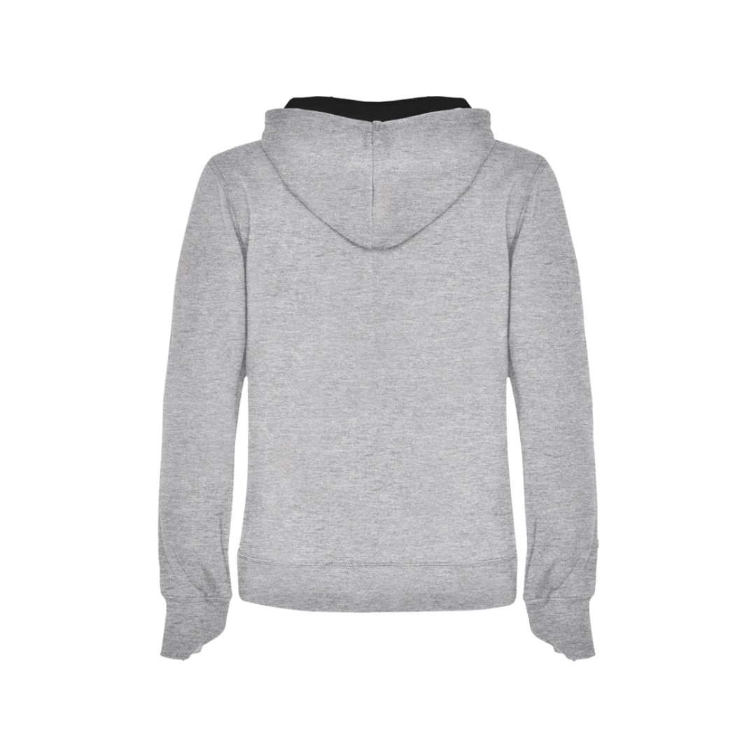 Толстовка с капюшоном "Urban" женская, серый/черный