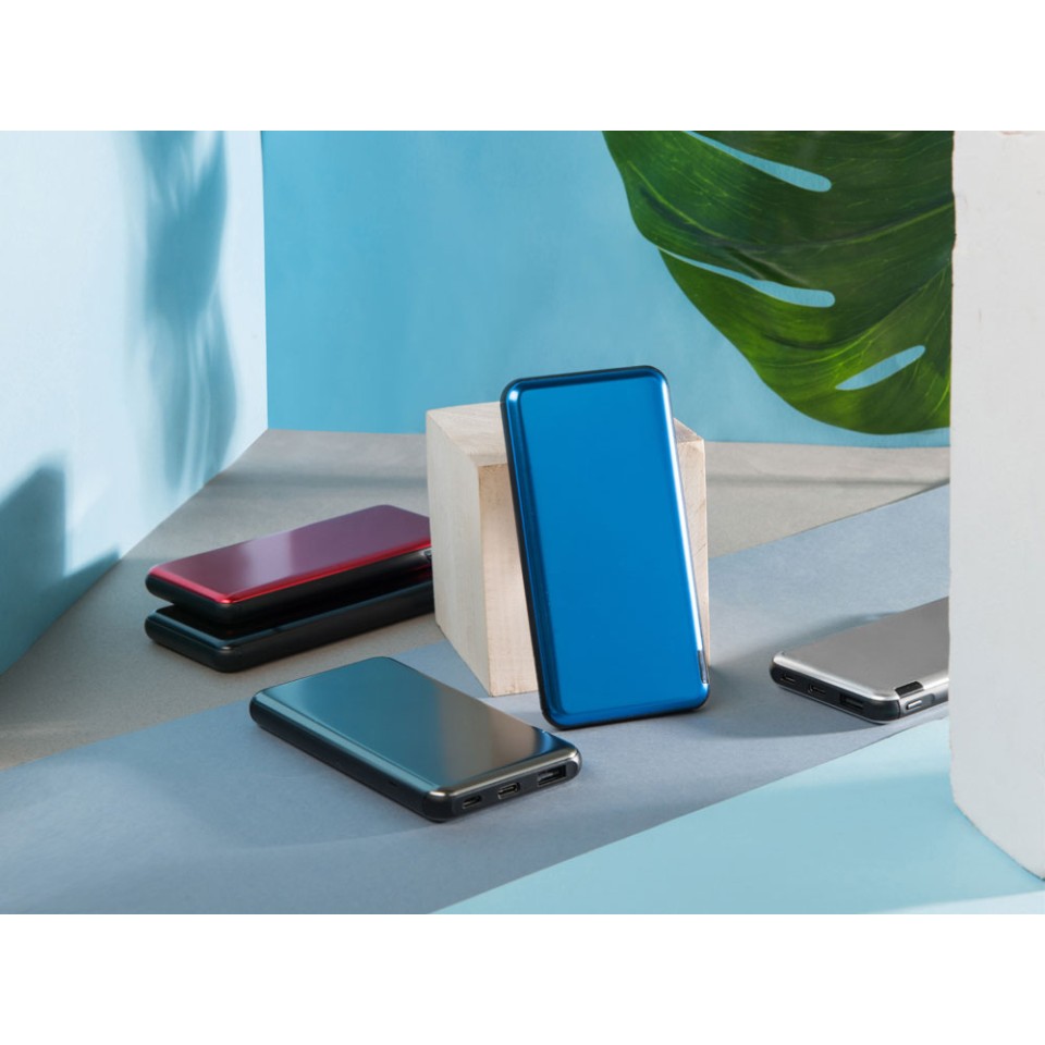 Внешний аккумулятор «Forge» v.2, металл, 10000mah, красный