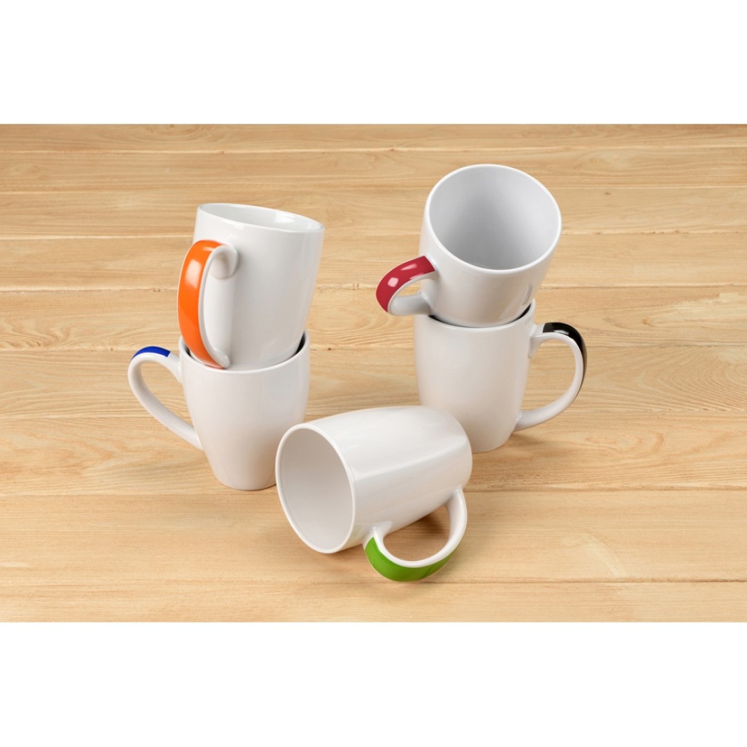 Кружка "Good Day" 320мл, белый/оранжевый