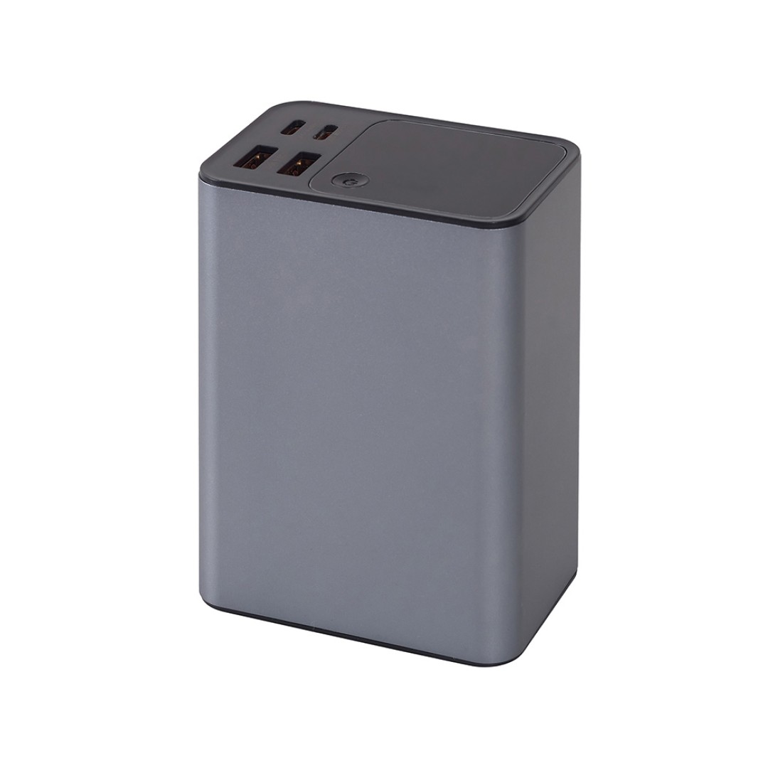 Внешний аккумулятор для ноутбуков «EpIQ», 100 Вт, 30000 mAh, темно-серый