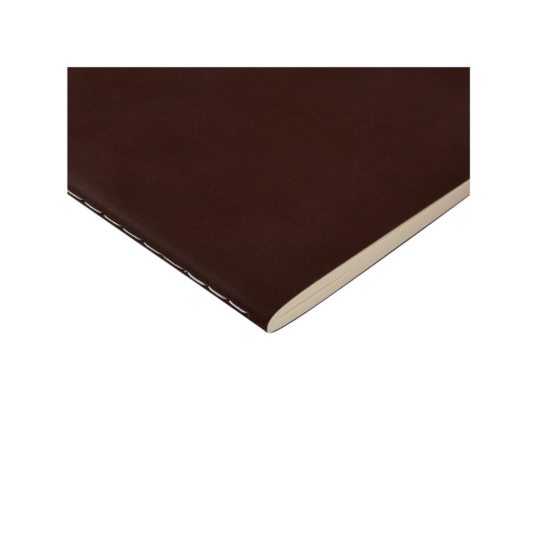 Бизнес тетрадь А5 "Megapolis flex" 60 л. soft touch клетка, коричневый