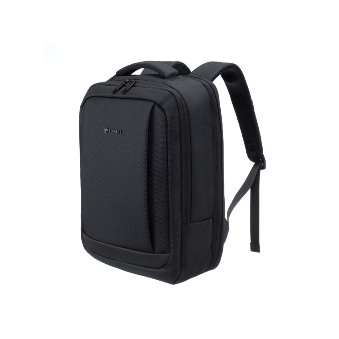 Рюкзак TORBER VOYAGE c отделением для ноутбука 17'', черный, полиэстер 900D, 31х17х44 см, 18 л