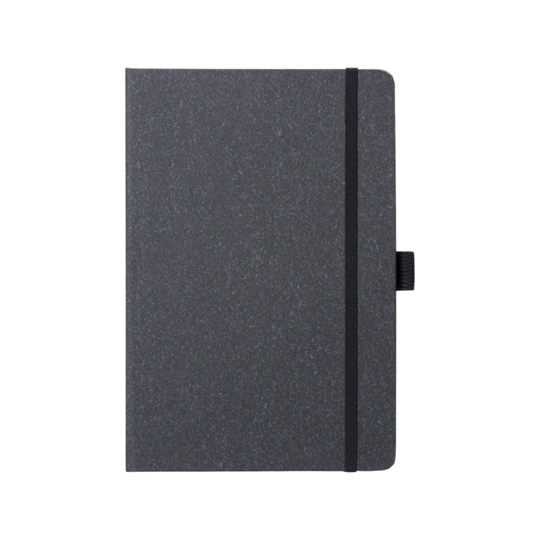 Блокнот А5 "Snow Hard" твердая обложка, 80 листов 70 гр/м2, черный